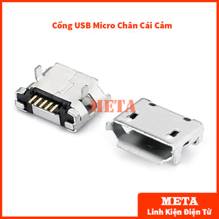 [Túi 5 Cái] Cổng USB A/B/Micro/Mini Đầu Đực/Cái Chân Cắm/Dán (Đầu USB, USB A, USB B, USB Micro, USB Mini)