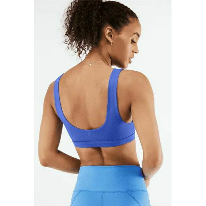 Áo sport bra đỏ xanh Fabletics Lola BA2146856 tập gym yoga