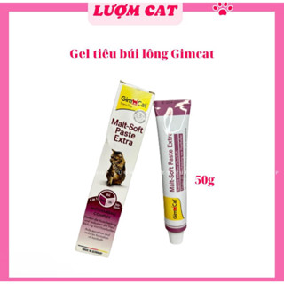  Gel Gimcat tiêu búi lông cho mèo tuýt 50g - Lượm Cat- 