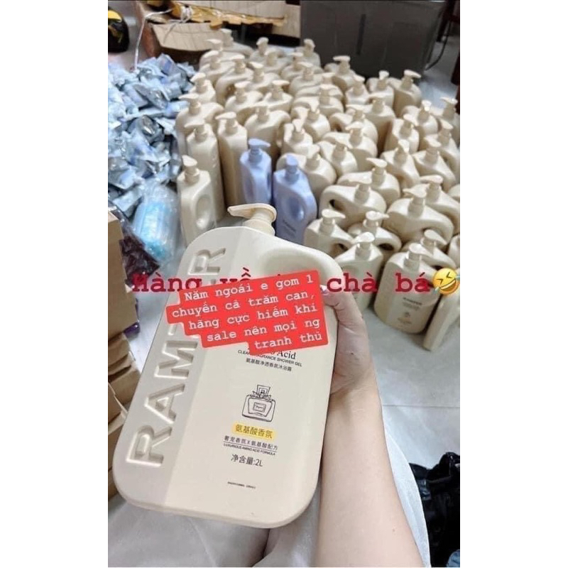 Sữa Tắm Nước Hoa RAMZER 2 in 1 Chai 1000ml Dùng Siêu Phê