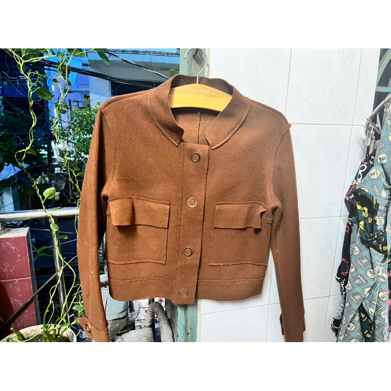 Pass Áo Khoác Nâu