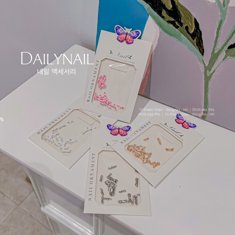 Charm nơ đính móng mẫu mới
