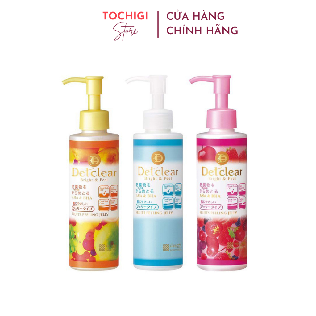 Gel tẩy tế bào chết Detclear Bright and Peel Nhật Bản