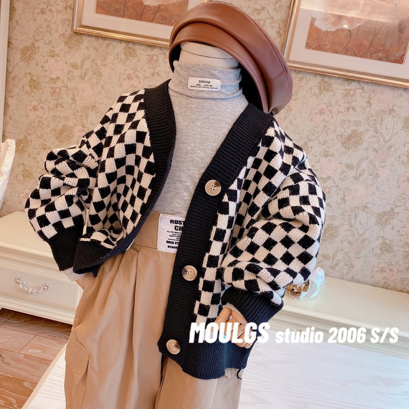 Áo Khoác Cadigan Len Bé Trai size Đại stye Hàn Quốc