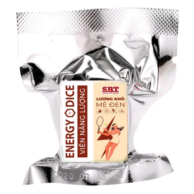 Lương khô mini Energy Dice SBT gói 500g, lương khô ngũ cốc
