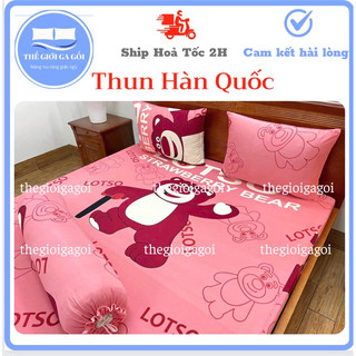 Bộ drap thun lạnh hàn quốc 4 món