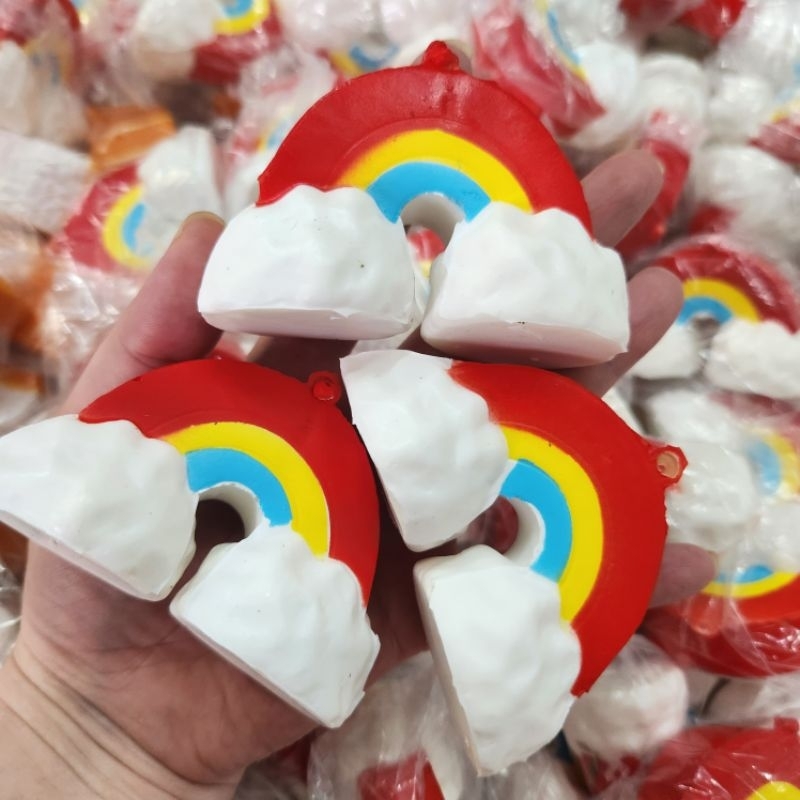 squishy cầu vồng mini mềm thơm,chậm tăng