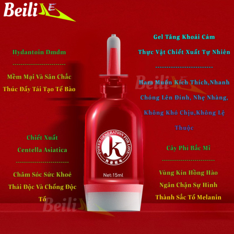 Gel bôi trơn tăng khoái cảm cho nữ JOKER trơn mượt tăng độ ẩm và nhanh lên đỉnh dung tích 15ml