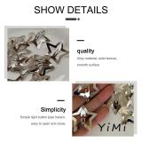 Kẹp Tóc Ngôi Sao Năm Cánh Kim Loại Lấp Lánh Xinh Xắn Dành Cho Các Bạn Nữ