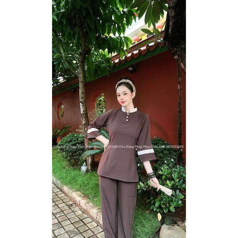 Bộ Lam Đi Chùa Cao Cấp ( mẫu mới )