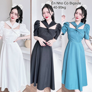 Đầm bigsize thời trang đủ size 40-95kg thiết kế dự tiệc nữ cao cấp xinh đẹp sang trọng dễ thương giá rẻ én nhỏ bigsize