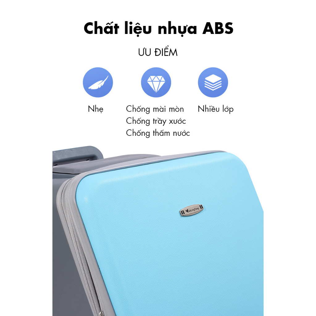 Vali kéo du lịch cho bé kiêm xe đẩy em bé, Xe đẩy trẻ em kết hợp valy kéo, Valy du lịch chịu tải lên tới 60kg