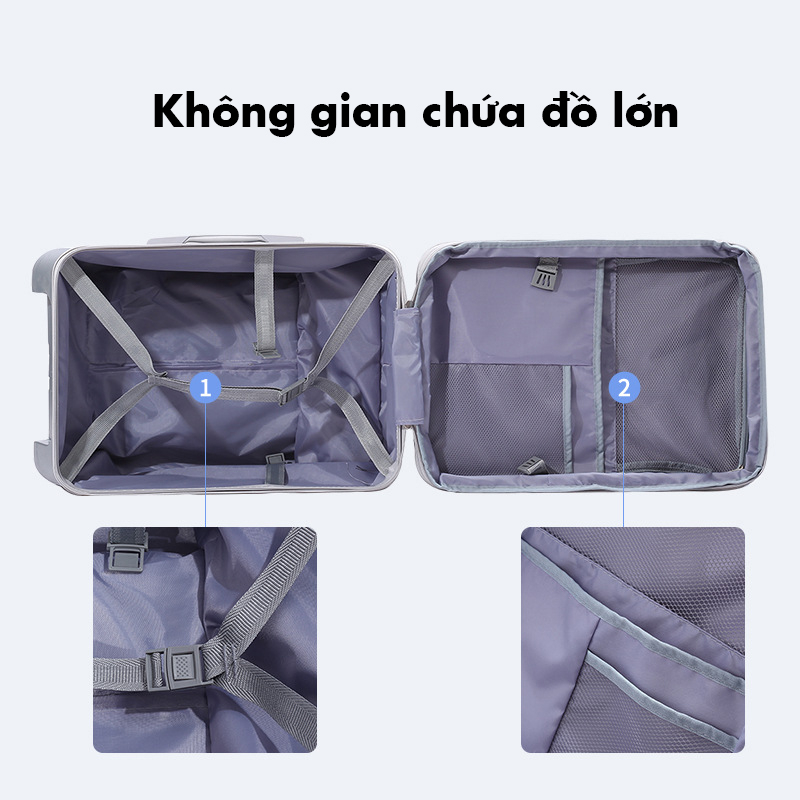 Vali kéo du lịch cho bé kiêm xe đẩy em bé, Xe đẩy trẻ em kết hợp valy kéo, Valy du lịch chịu tải lên tới 60kg