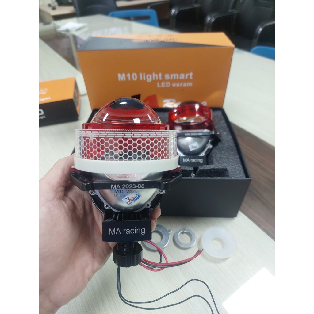 Đèn Bi LED M10 Light V4 - Sáng Nhất Phân Khúc MA Racing