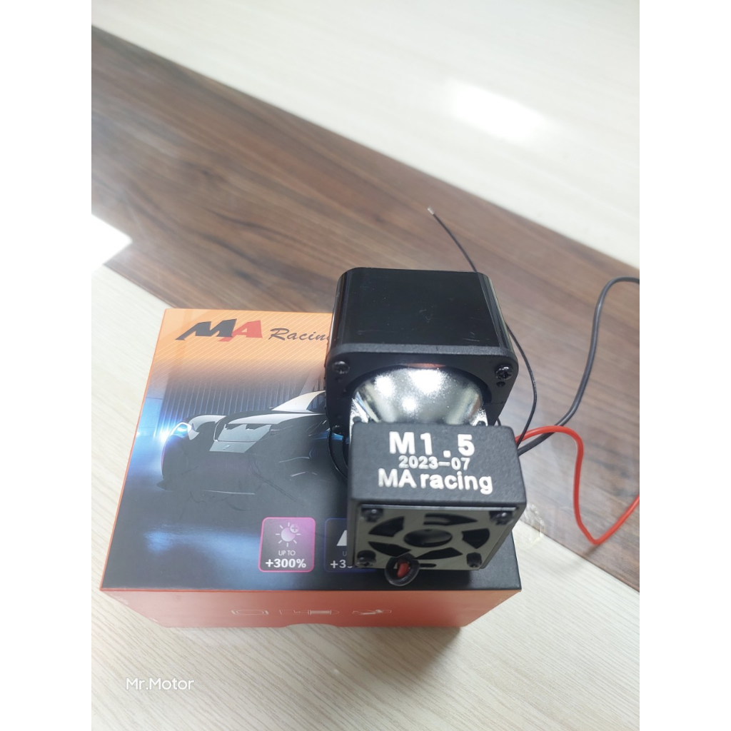 Đèn bi led mini MA racing Bi 1.5 45W cắt sáng chống chói lắp Ô tô xe máy