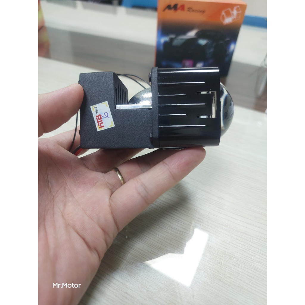 Đèn bi led mini MA racing Bi 1.5 45W cắt sáng chống chói lắp Ô tô xe máy