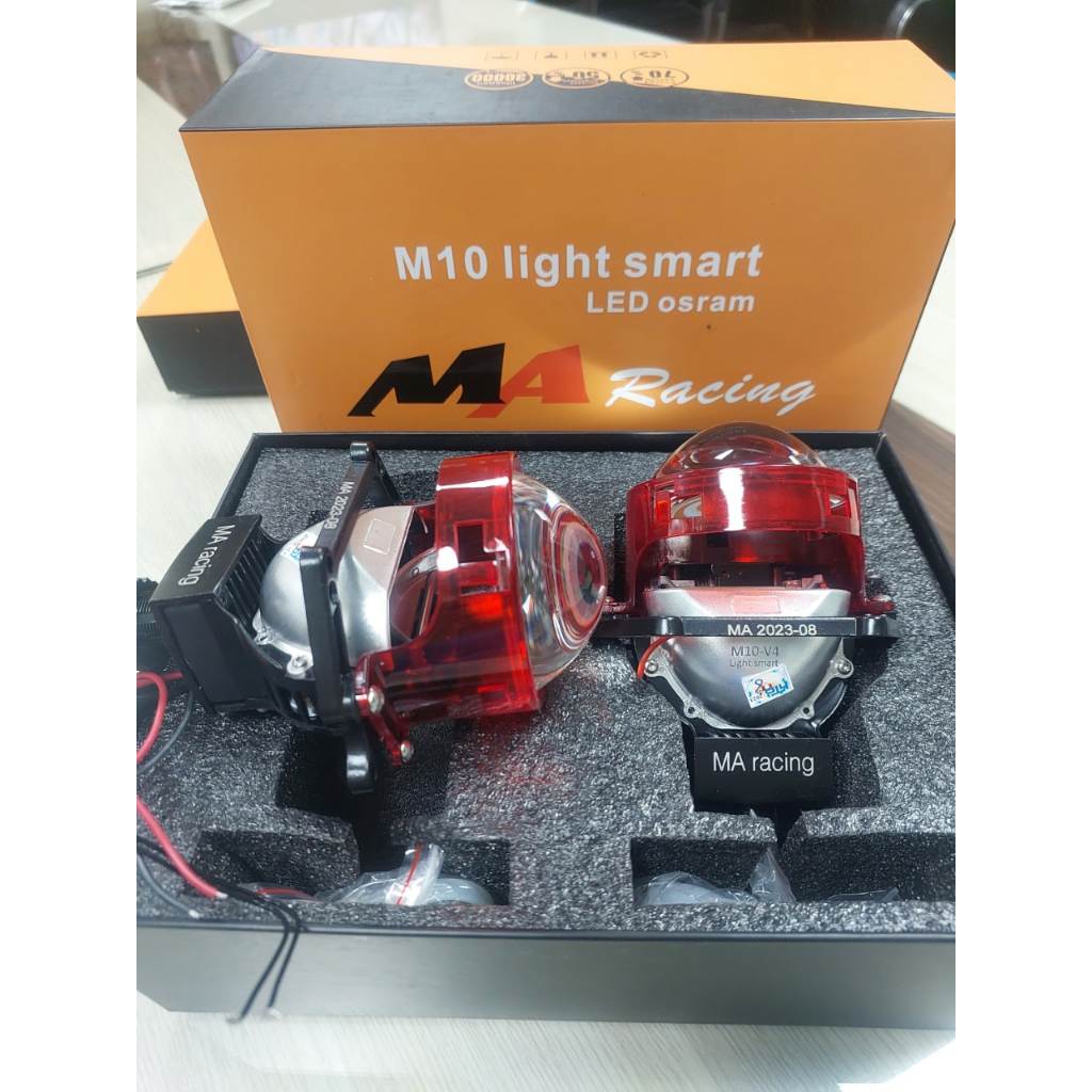 Đèn Bi LED M10 Light V4 - Sáng Nhất Phân Khúc MA Racing