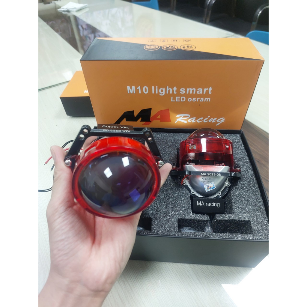 Đèn Bi LED M10 Light V4 - Sáng Nhất Phân Khúc MA Racing