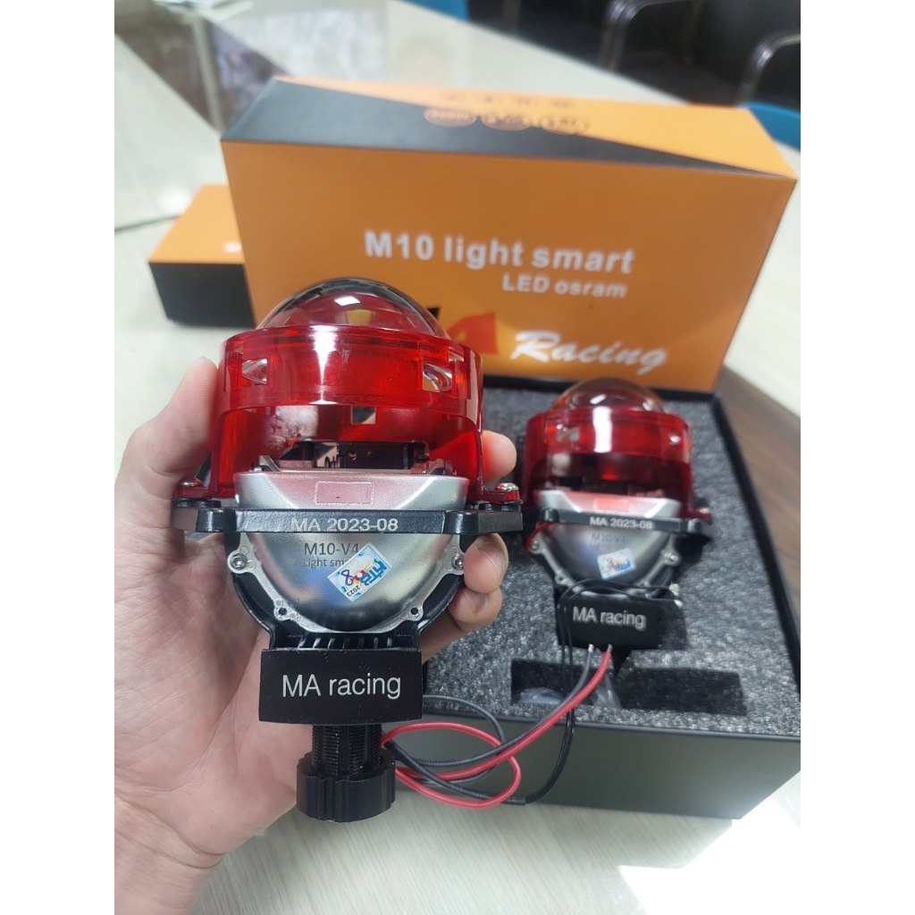 Đèn Bi LED M10 Light V4 - Sáng Nhất Phân Khúc MA Racing