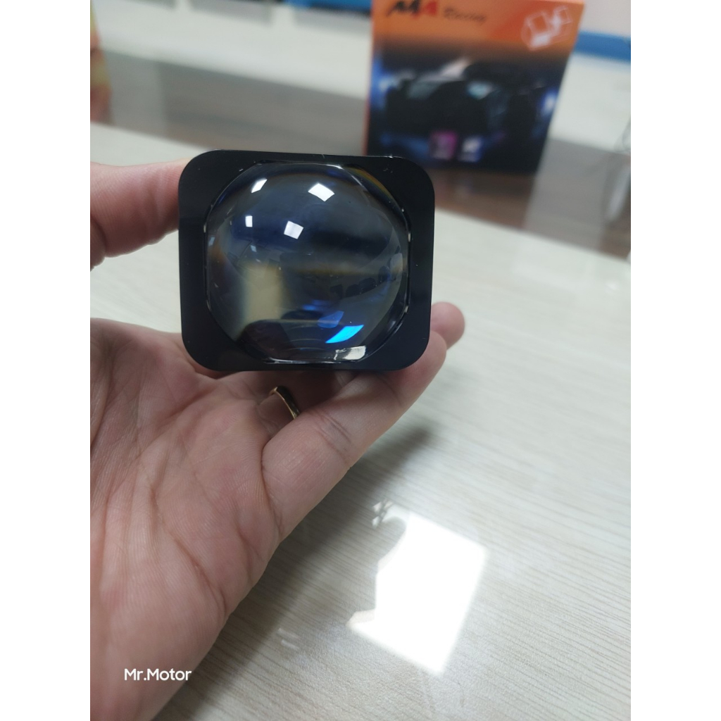 Đèn bi led mini MA racing Bi 1.5 45W cắt sáng chống chói lắp Ô tô xe máy