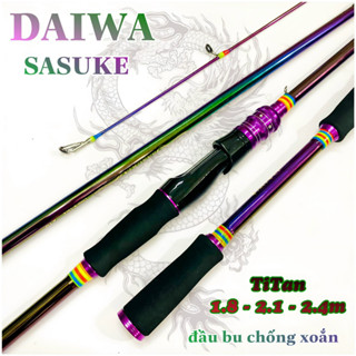 Cần câu lure máy ngang và máy đứng CARBON TITAN ( DAIWA ) TOÀN THÂN Chất lượng