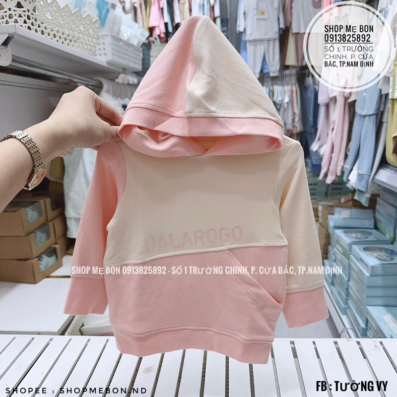 Áo nỉ Hoodie có mũ Ualarogo mềm ấm