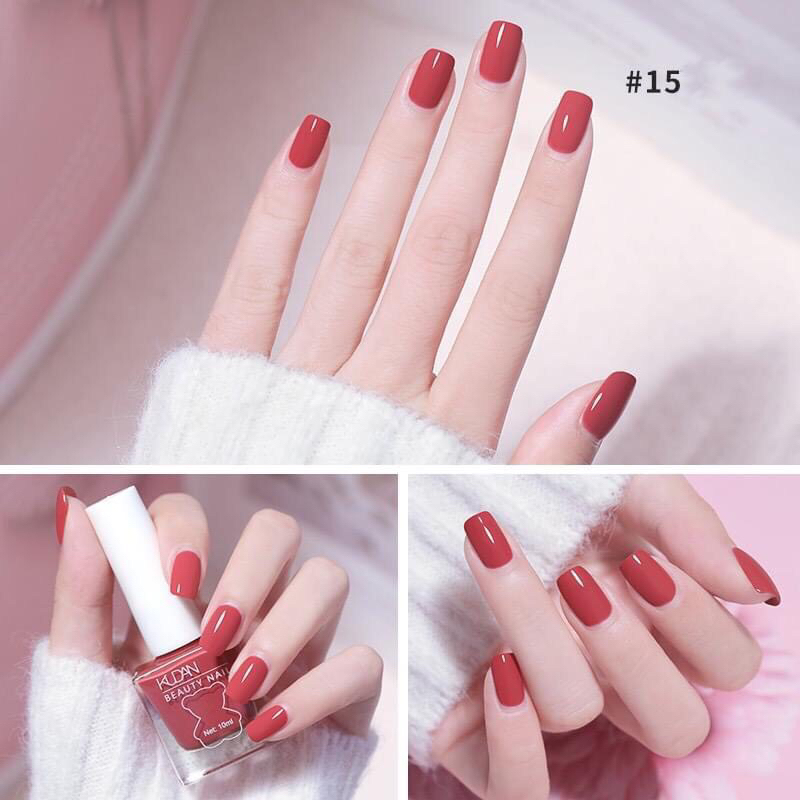 SƠN MÓNG TAY KUDAN BEAUTY NAIL 10ML - MÀU SƠN GEL LẠNH TỰ KHÔ