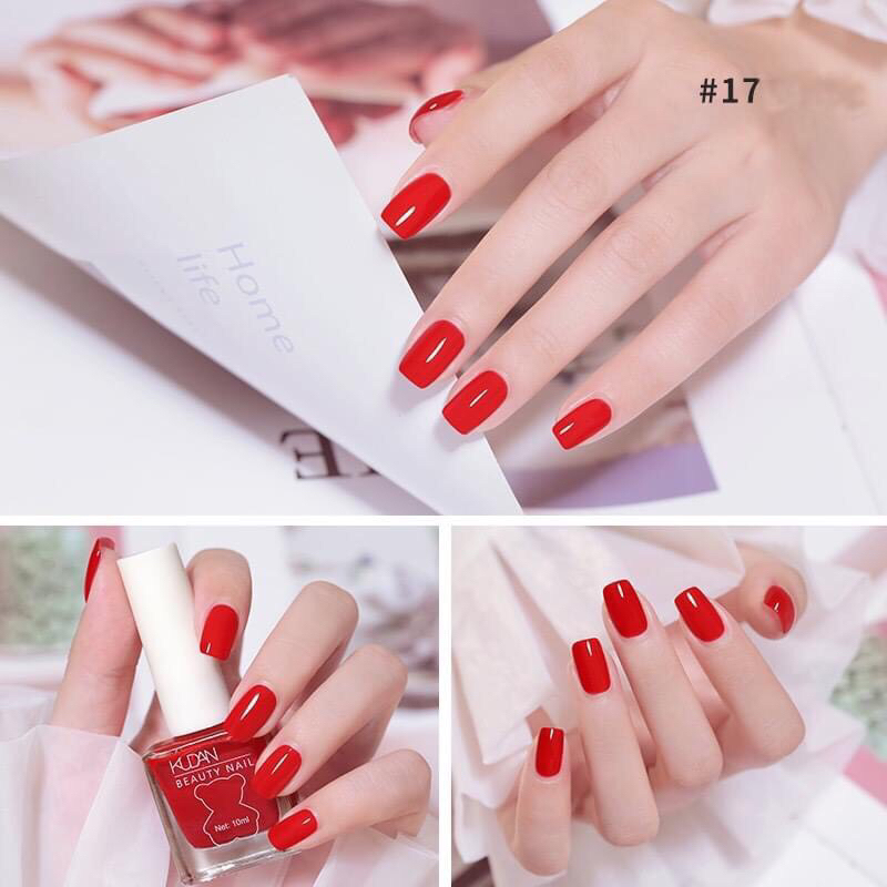 SƠN MÓNG TAY KUDAN BEAUTY NAIL 10ML - MÀU SƠN GEL LẠNH TỰ KHÔ