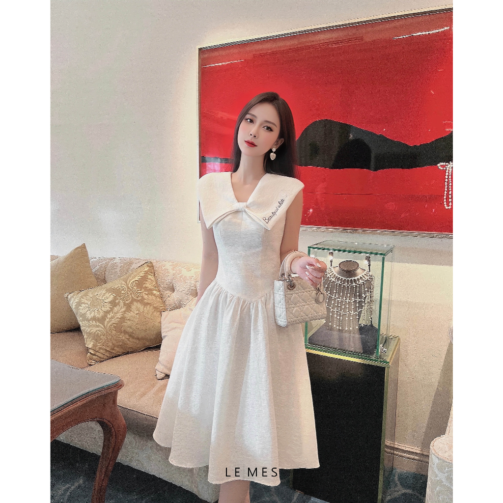 LEMES - Váy trắng thiết kế EM DRESS
