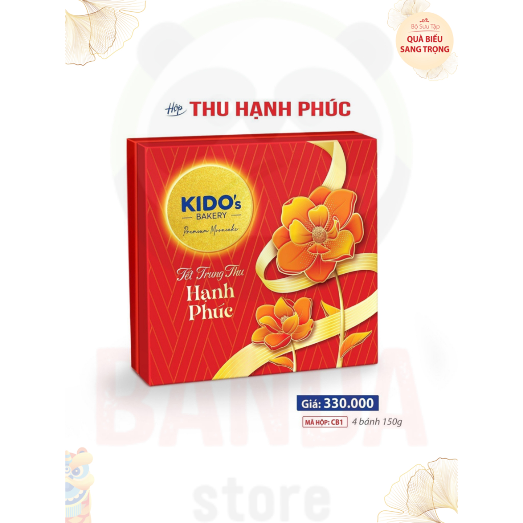 (Từ Nhà Máy) Bánh Trung Thu KIDO 2023 (tiền thân Kinh Đô) -  Bộ Sưu Tập Quà Biếu Sang Trọng THU HẠNH