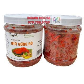 Mứt Gừng Đỏ Cắt Sợi (1kg / 500gr) - Nguyên Liệu Làm Bánh Trung Thu