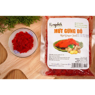 Mứt gừng đỏ cắt sợi - nguyên liệu làm bánh trung thu