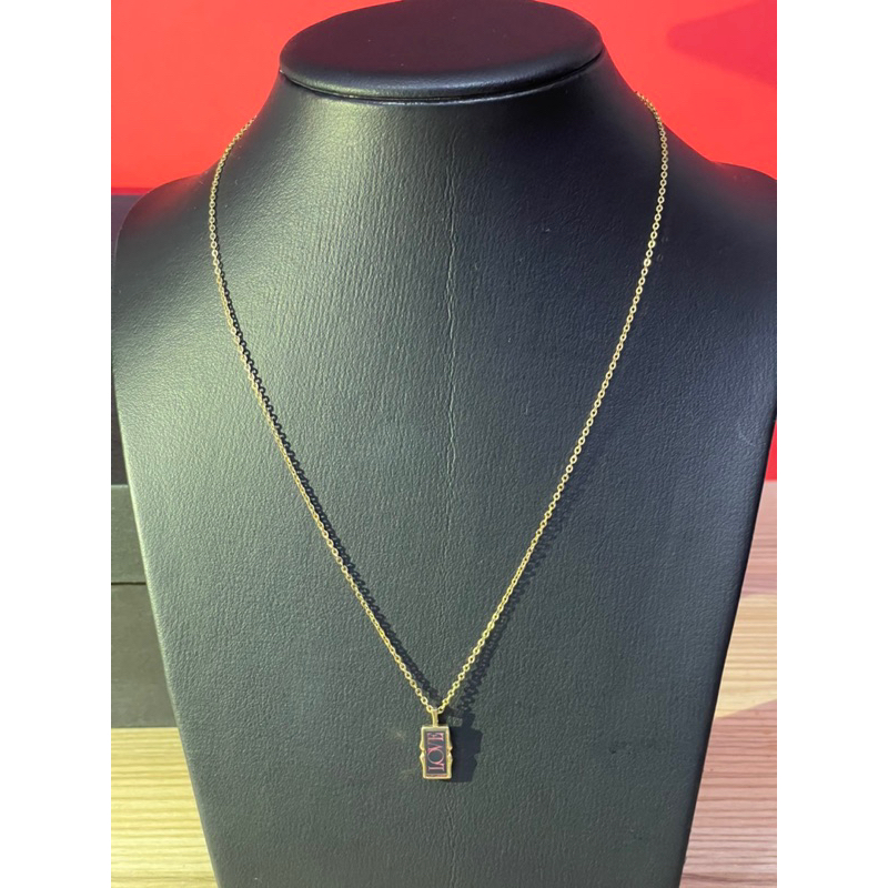 🍀🍂🍁Dây chuyền si nhật mặt nhỏ xinh chữ LOVE🪸🌹🐚🌷🍄