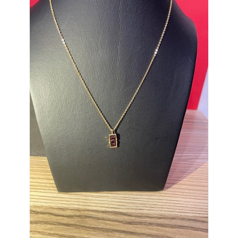 🍀🍂🍁Dây chuyền si nhật mặt nhỏ xinh chữ LOVE🪸🌹🐚🌷🍄