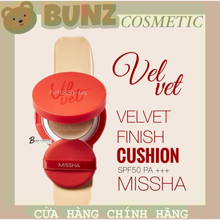 Phấn nước Missha Velvet Finish Cushion siêu che phủ + kiềm dầu