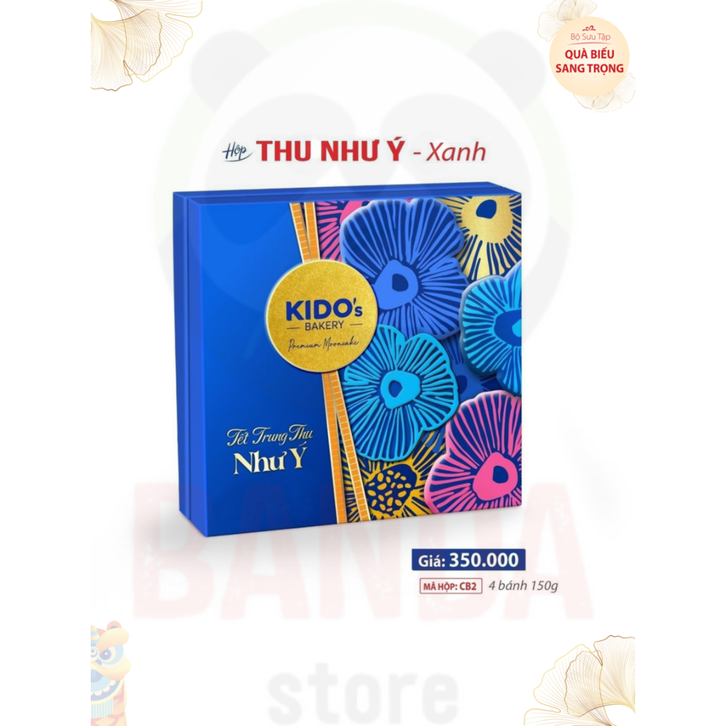 (Từ Nhà Máy) Bánh Trung Thu KIDO 2023 (tiền thân Kinh Đô) - Bộ Sưu Tập Quà Biếu Sang Trọng THU NHƯ Ý