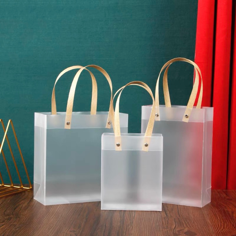 Set 100 túi nhựa lì trong suốt đựng hộp quà, quà tặng, mỹ phẩm