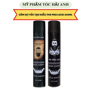 Gôm xịt tóc nam nữ the pro lock 420ml