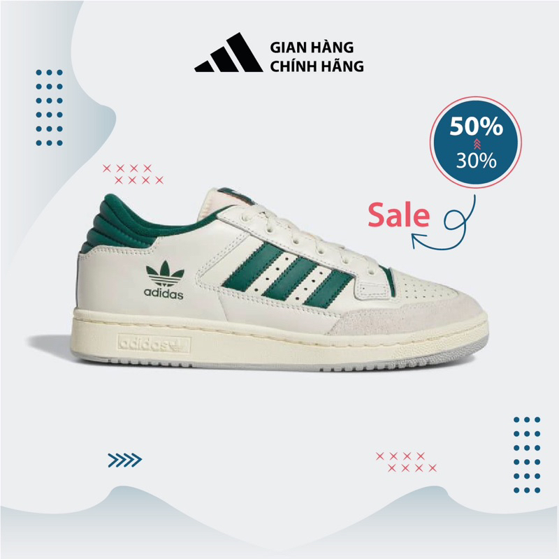 [ CHÍNH HÃNG ] Giày Adidas Centennial 85 Low –White Green ' GX2214 '