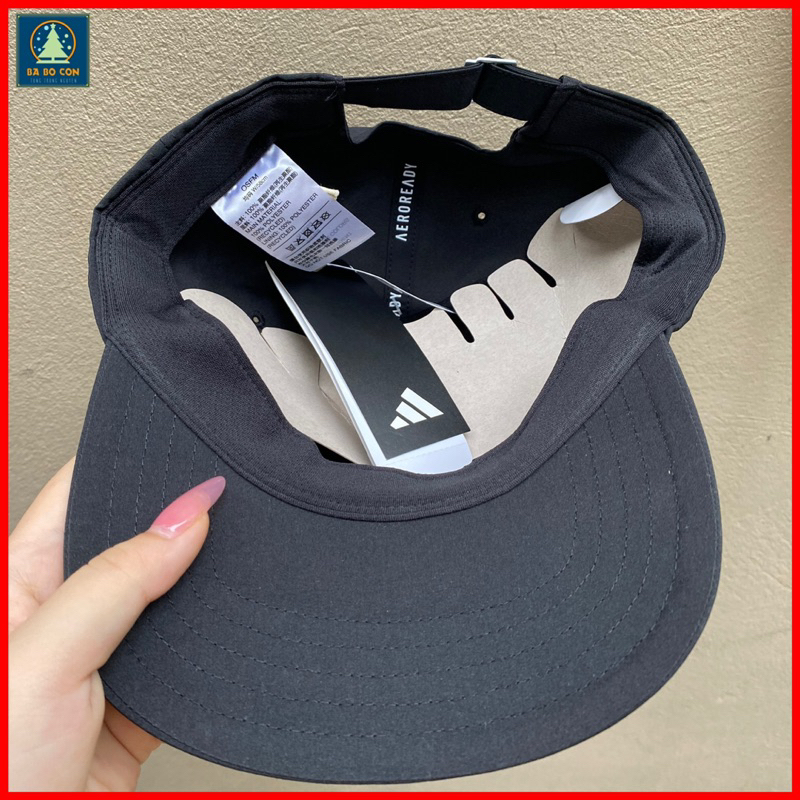 Mũ lươi trai Adidas màu đen chống nước, chuẩn Auth, nam nữ đều dùng được, có bill và mail mua hàng tại web hãng