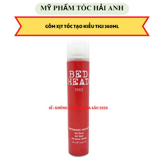 Gôm xịt tóc tạo kiểu giữ nếp tigi bed head 360ml