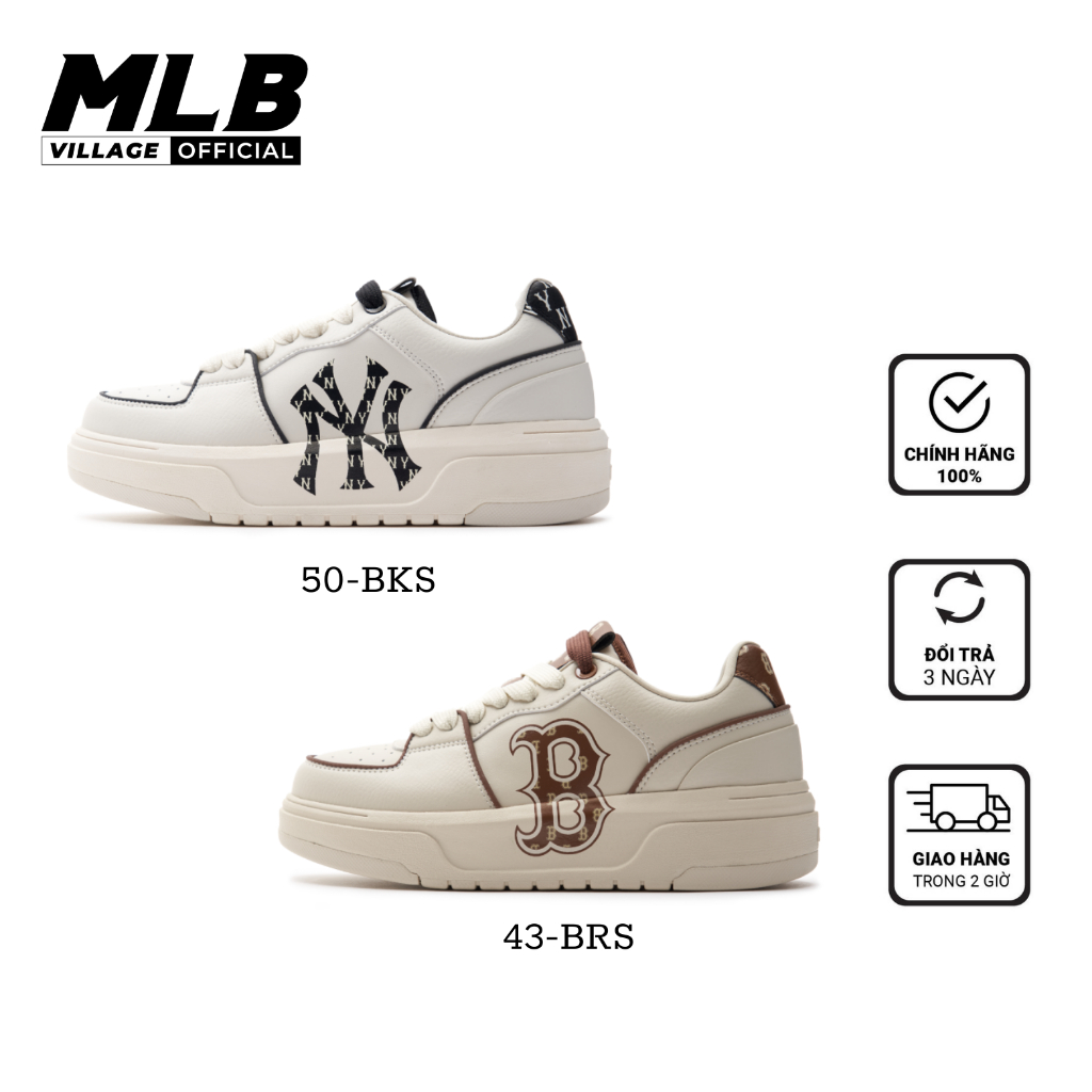 Giày MLB Chunky liner Classic Monogram New YorkYankees - Giày sneaker MLB chính hãng