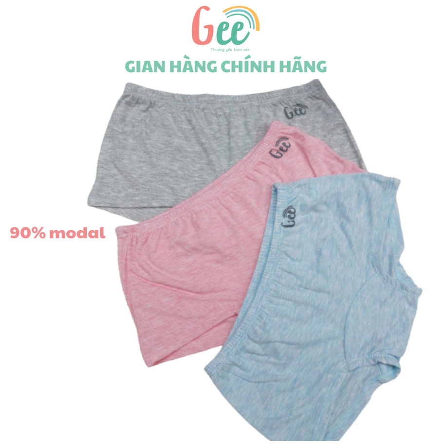Hộp 3 chiếc quần lót cho bé gái làm bằng sợi sồi, thấm hút, kháng khuẩn, co giãn, thoải mái, an toàn cho da, bền đẹp