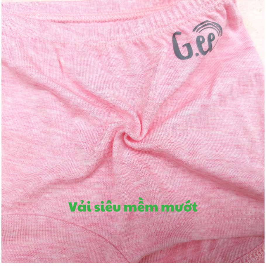 Hộp 3 chiếc quần lót cho bé gái làm bằng sợi sồi, thấm hút, kháng khuẩn, co giãn, thoải mái, an toàn cho da, bền đẹp