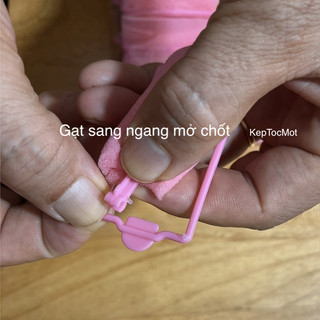 [combo] lô cuốn tóc xoăn bằng mút (màu đen, hồng...)
