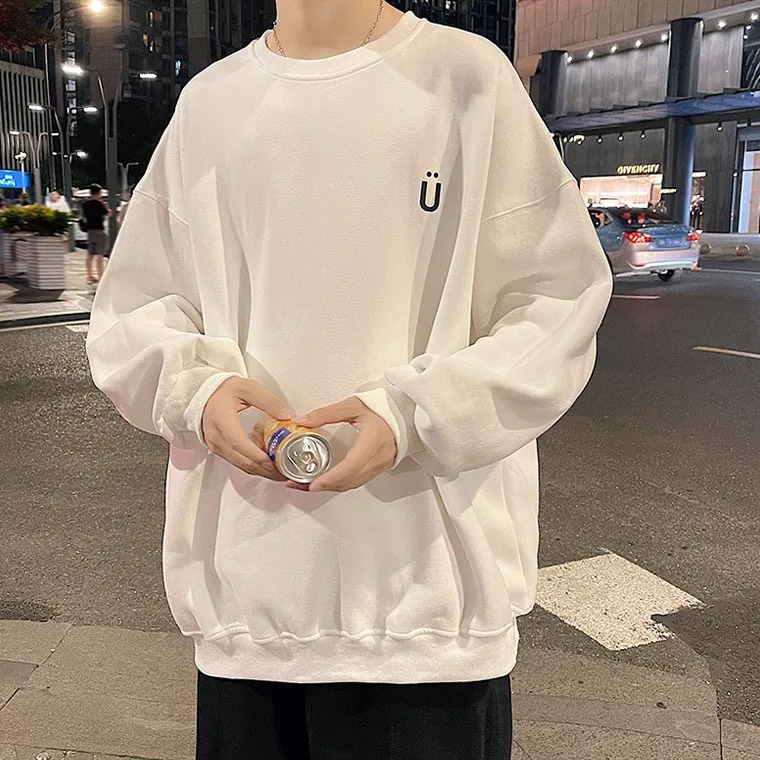 Áo Sweater Local Brand Nỉ Bông Cổ Tròn " U SMILE " Ulzzang Unisex Form Rộng