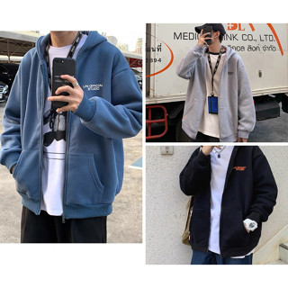 Áo Khoác Local Brand Jacket Hoodie Zip Nỉ   Nam Nữ " UN-OFFICIAL MINI " Unisex Form Rộng