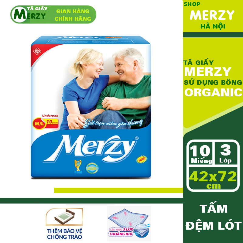 Tấm đệm lót Merzy tấm đệm lót người già Merzy