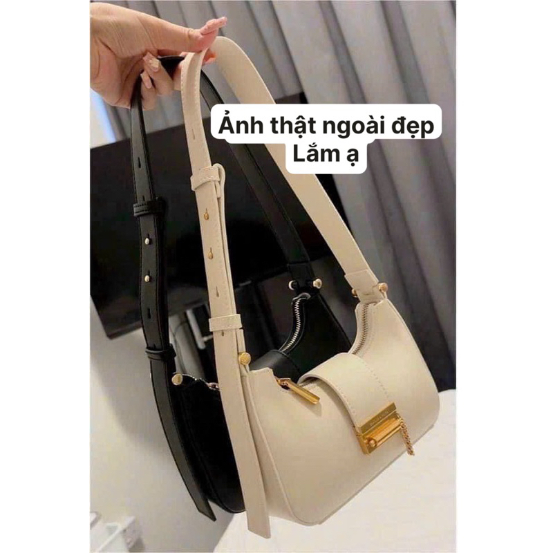 Túi xách kẹp nách đeo vai cho nữ , có dây đeo chéo nữa ạ