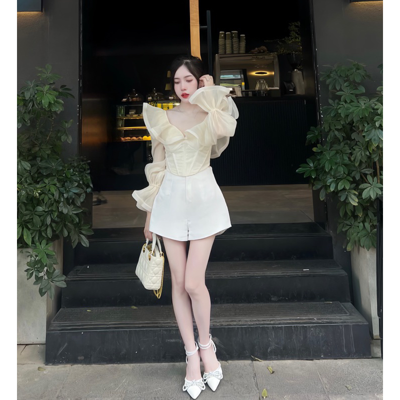 Áo voan tơ bèo cánh tiên